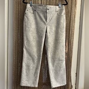 Chico’s Platinum Denim Cropped Jeans ( Chicos 0/ Sz 4